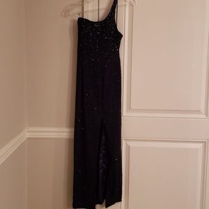 Navy prom dress